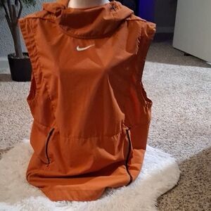 Nike Burnt Orange Hooded Dress